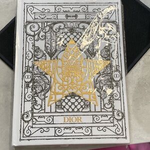 Dior Ornate Book with Gold and Black Design